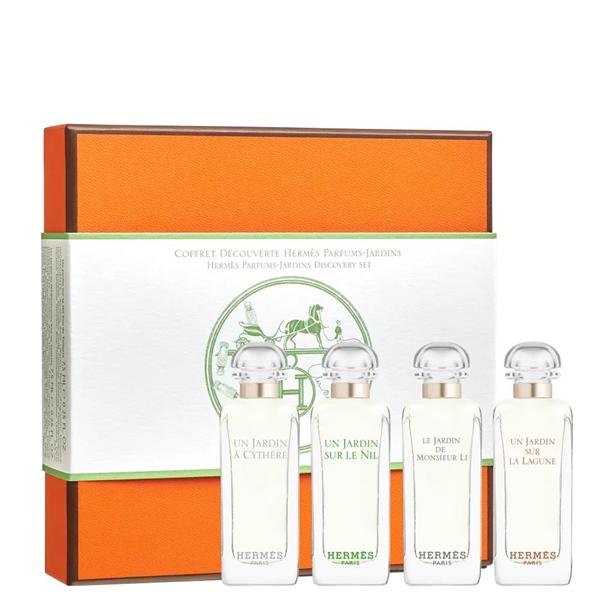Set mini Hermes 4 chai 7.5ml hộp cam