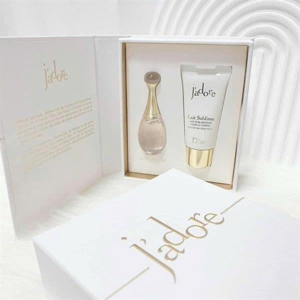 Set mini Dior J'adore EDP 5ml và sữa dưỡng thể