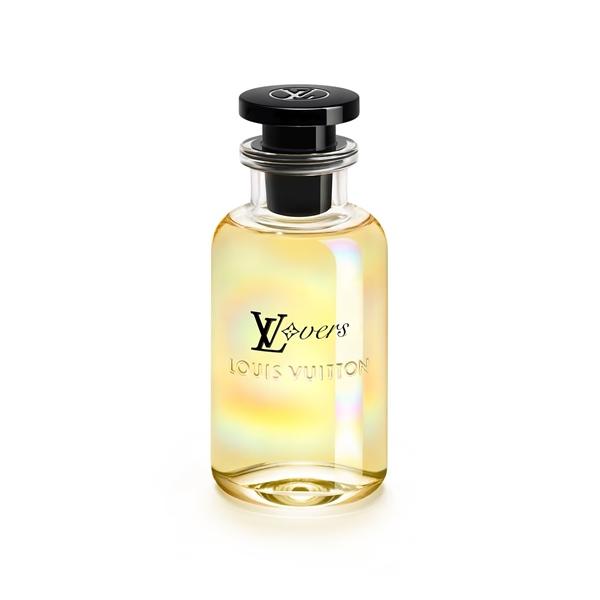 Chai LV Lovers 100ml thủy tinh nắp vàng