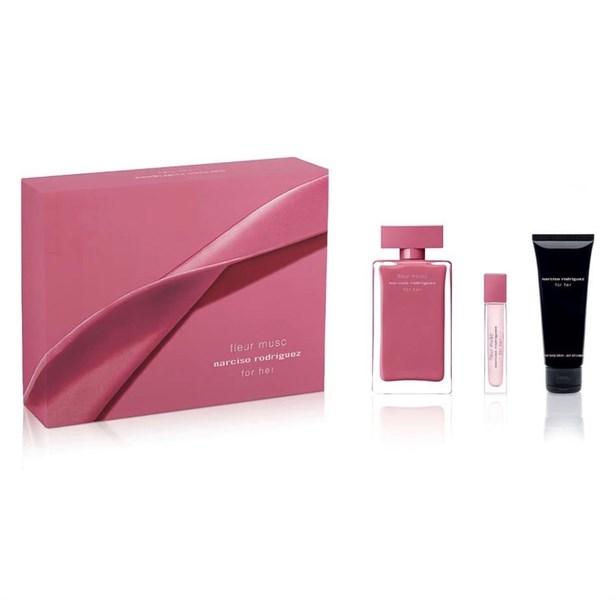 Set Narciso Fleur Musc chai hồng kèm lotion