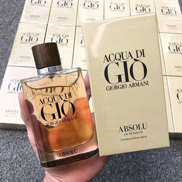 Chai Acqua Di Gio Absolu 75ml nắp vàng đồng