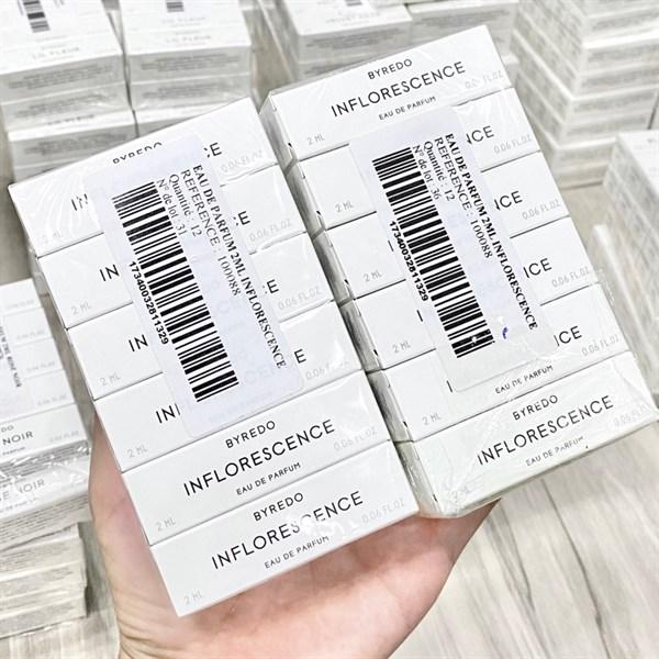 Vial Byredo Inflorescence 2ml nhãn trắng