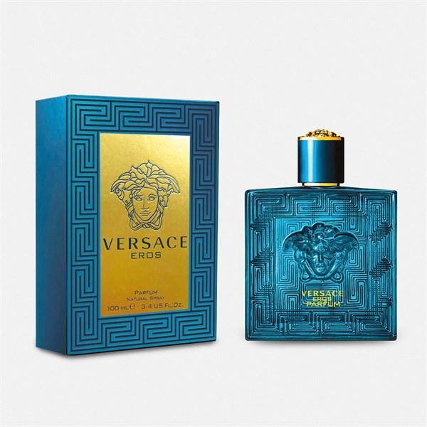 Chai Versace Eros Parfum xanh đậm viền vàng