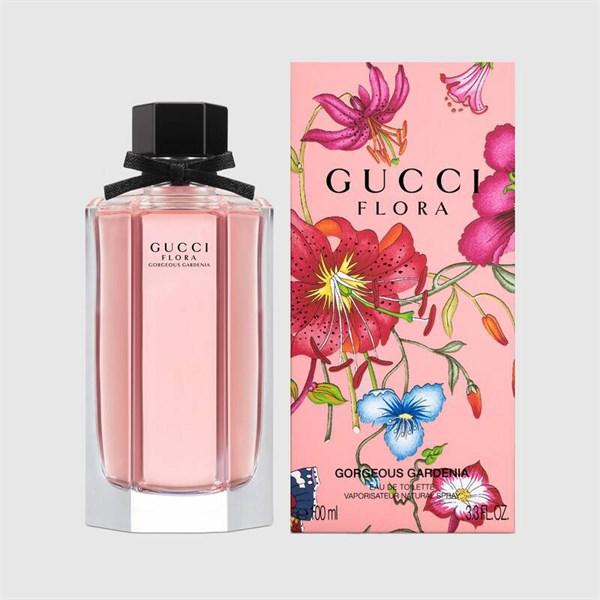 Chai Gucci Flora Gorgeous Gardenia EDT 100ml họa tiết hoa