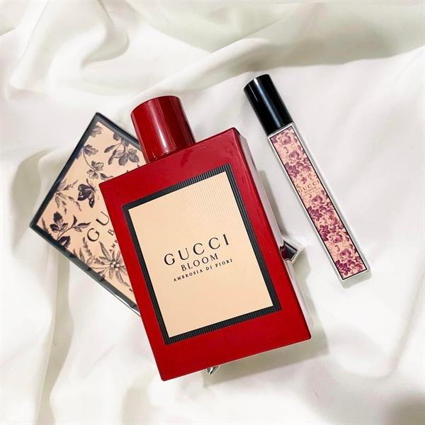 Chai Gucci Bloom Ambrosia Di Fiori tím hồng