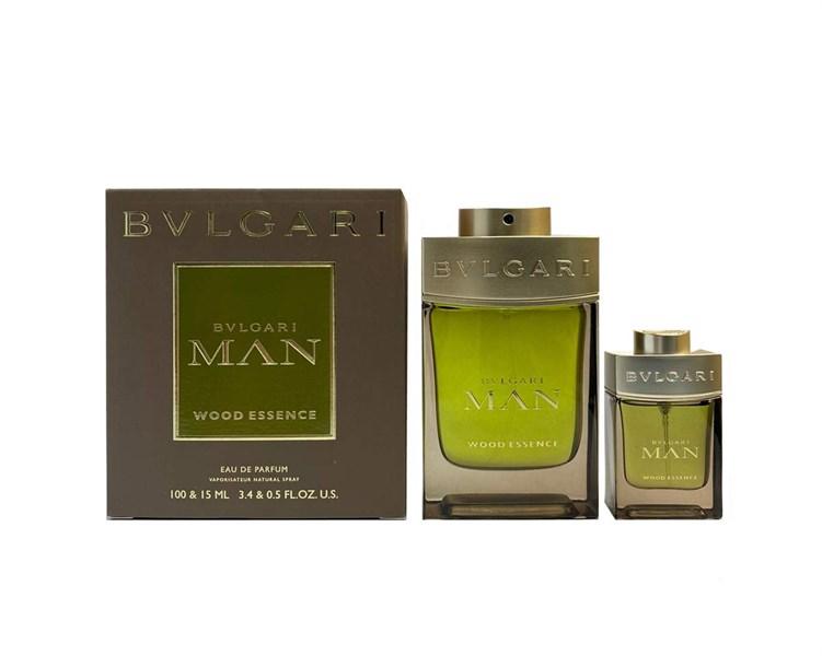 Set quà Bvlgari Man Wood Essence EDP hai chai