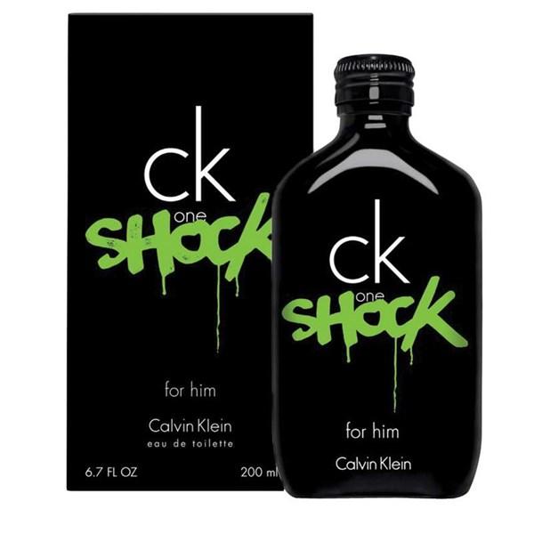 Chai CK One Shock for Him màu đen