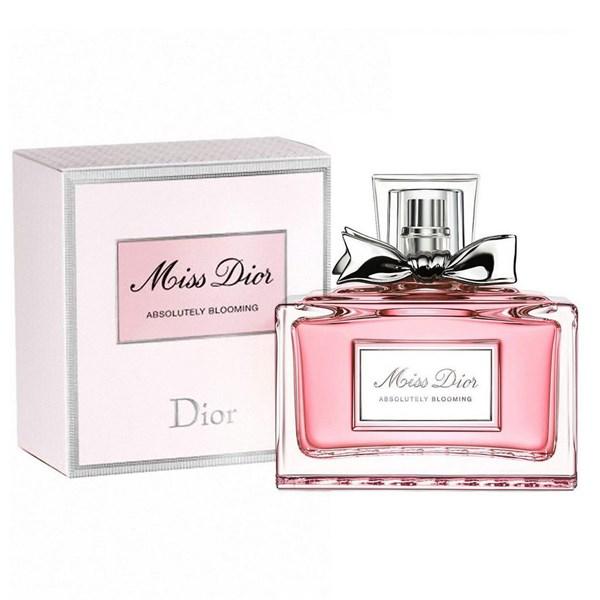 Chai Miss Dior Absolutely Blooming hồng đậm nơ bạc