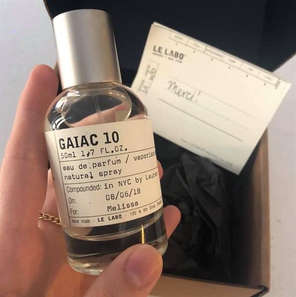 Chai Le Labo Gaiac 10 50ml nhãn giấy