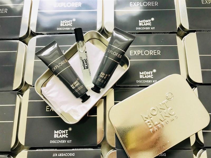 Hộp set Montblanc Explorer ba món