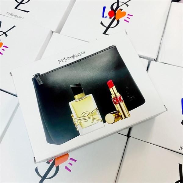 Bộ quà YSL Libre EDP kèm son và ví