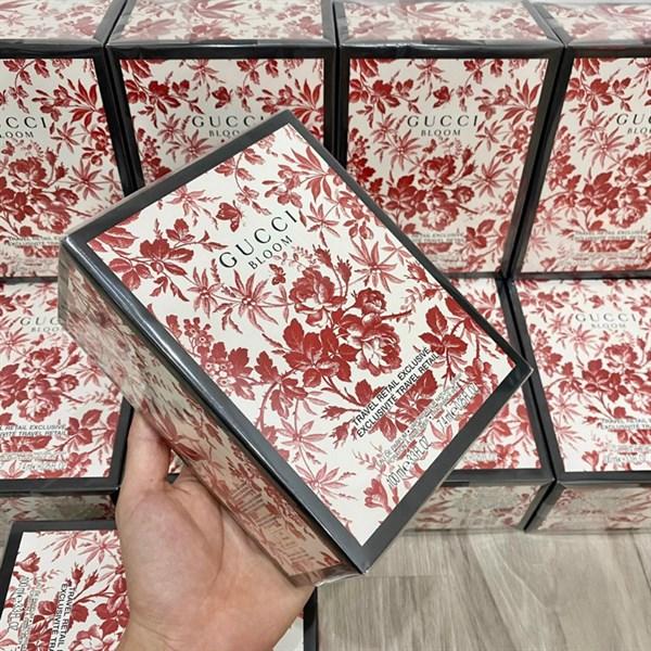 Set Gucci Bloom EDP hồng 100ml và 7,4ml