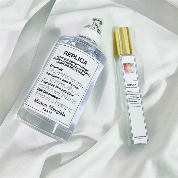 Chai Maison Margiela Replica Lazy Sunday Morning nhãn vải