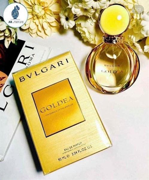 Chai Bvlgari Goldea EDP 90ml màu vàng kim