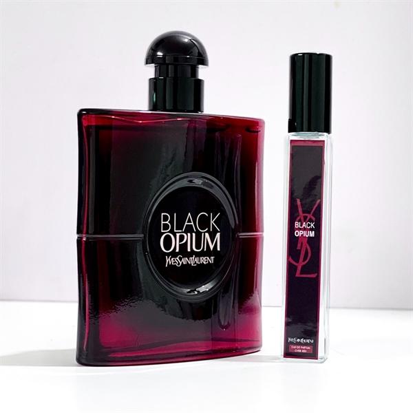 Chai YSL Black Opium Over Red đỏ đen