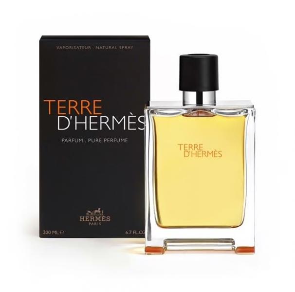 Chai Hermes Terre d'Hermes Parfum nắp cam