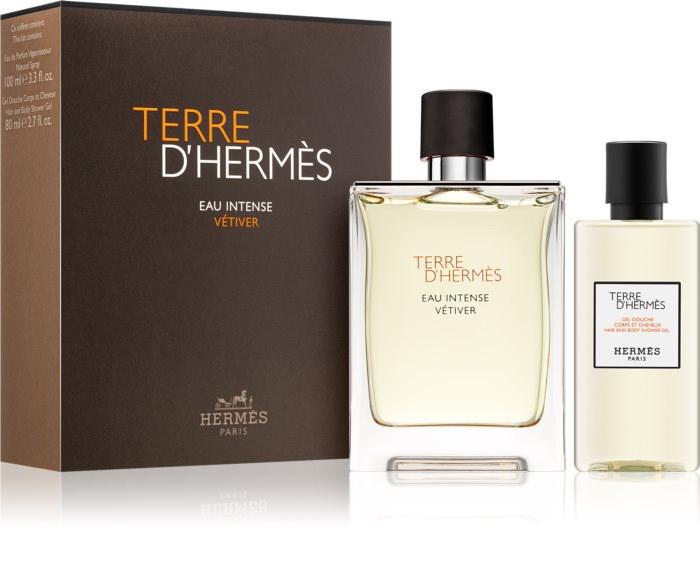 Set Terre d'Hermès Eau Intense Vétiver kèm sữa tắm