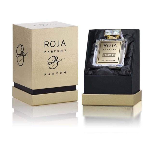 Chai Roja Musk Aoud Crystal Parfum 100ml pha lê