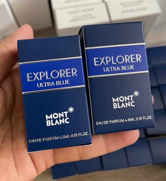Chai Mont Blanc Explorer Ultra Blue EDP xanh dương