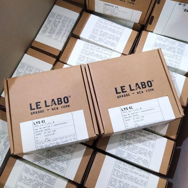 Chai Le Labo Lys 41 thủy tinh nhãn giấy