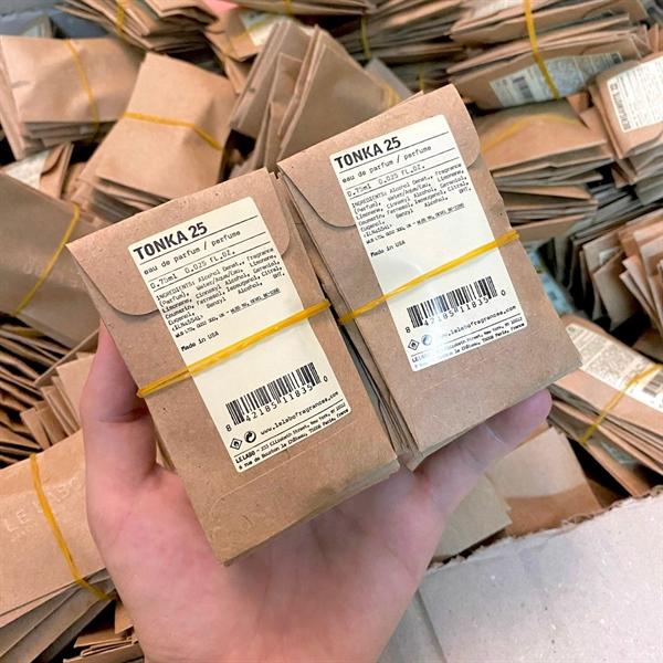 Lọ vial Le Labo Tonka 25 dung tích nhỏ