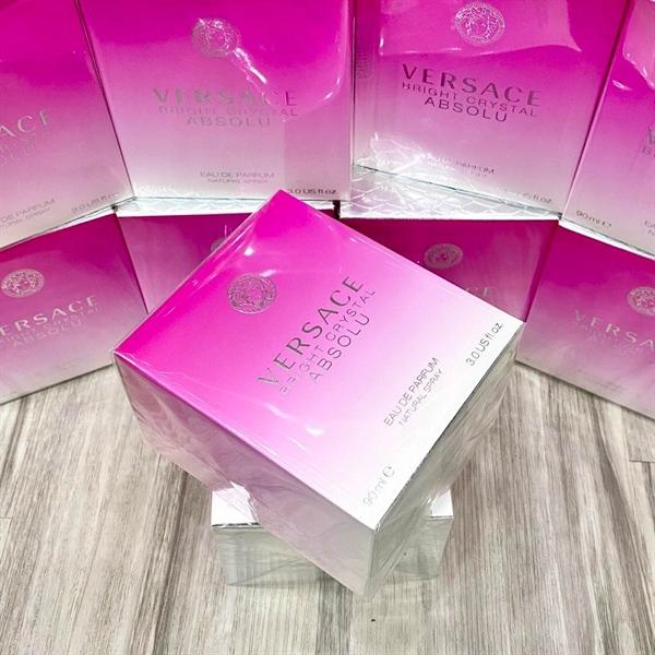 Chai Versace Bright Crystal Absolu hồng đậm