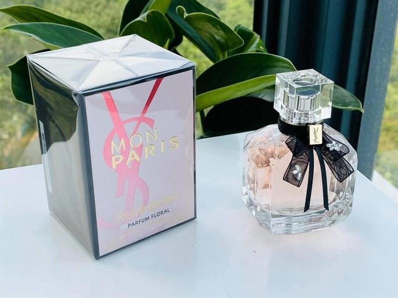 Chai YSL Mon Paris Parfum Floral hồng