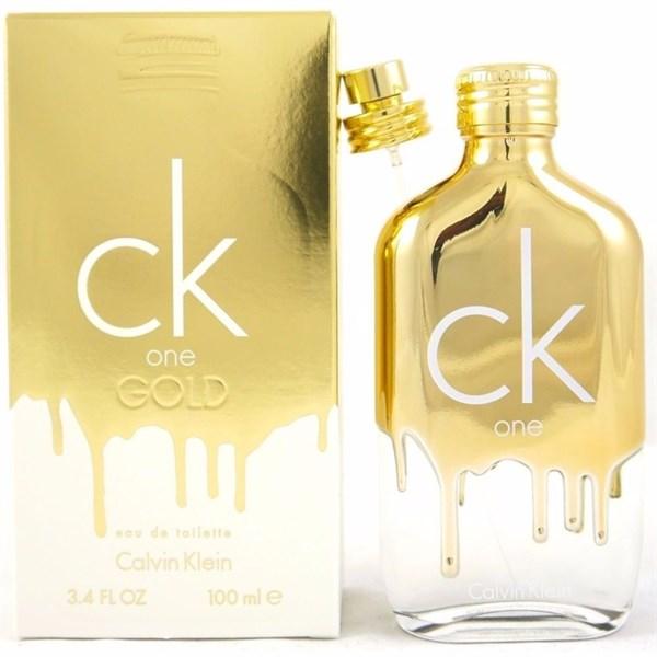 Chai CK One Gold 100ml màu vàng đồng