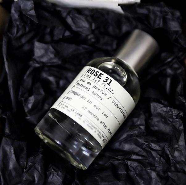 Chai Le Labo Rose 31 thủy tinh nhãn giấy