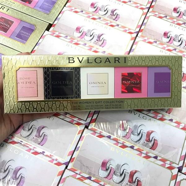 Set quà Bvlgari năm chai mini 5ml