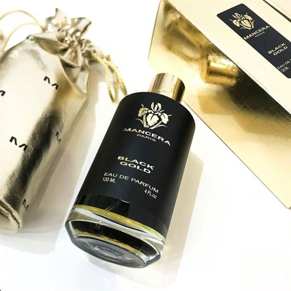 Chai Mancera Black Gold 120ml màu đen vàng