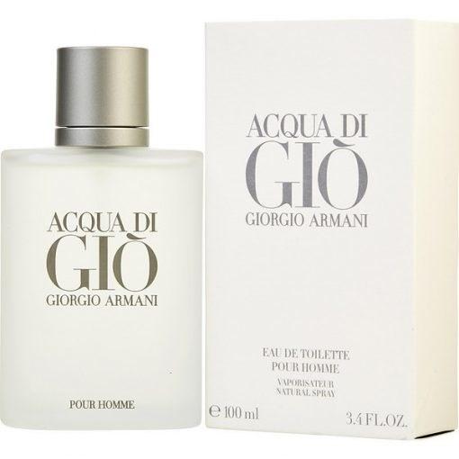 Chai Acqua di Giò EDT trong suốt nắp trắng