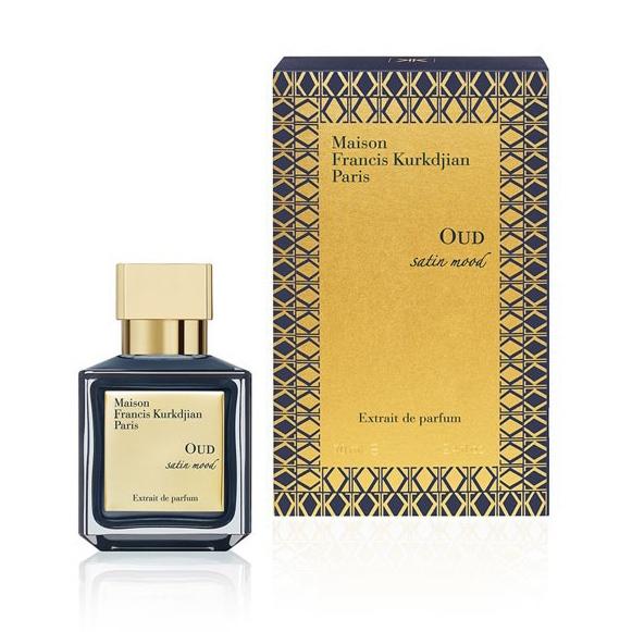 Chai MFK Oud Satin Mood Extrait nắp vàng tím