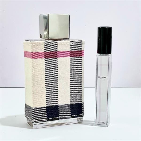 Chai Burberry London nữ họa tiết kẻ caro