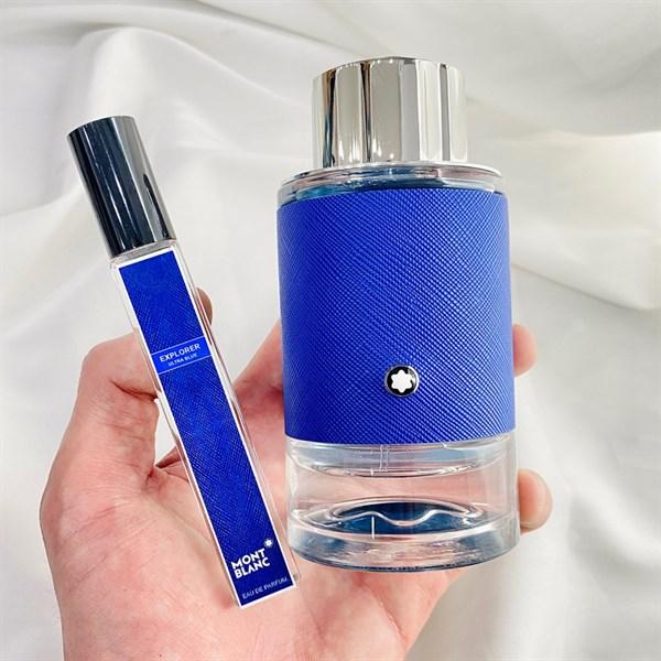 Chai Montblanc Explorer Ultra Blue xanh dương