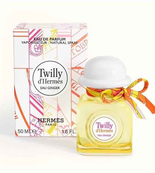 Chai Hermes Twilly Eau Ginger nắp nơ lụa