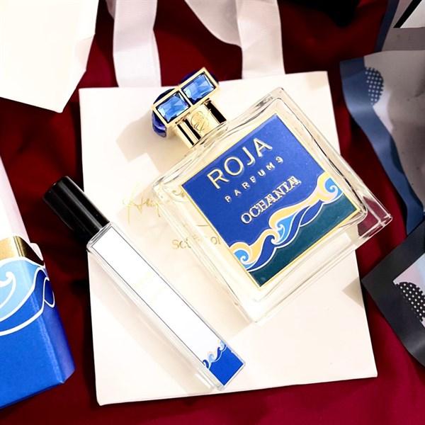 Chai Roja Oceania Parfum thủy tinh nắp pha lê