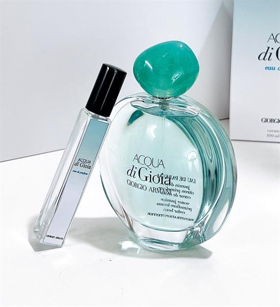 Chai Acqua Di Gioia EDP xanh ngọc trong suốt