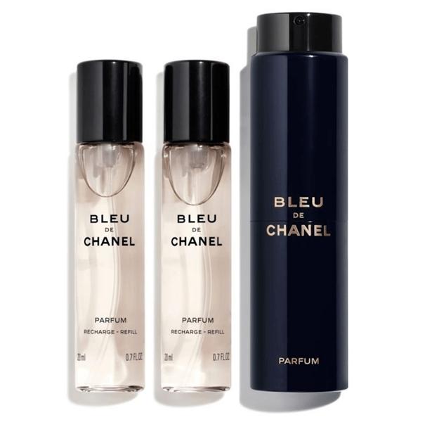 Bộ ba chai Bleu de Chanel Parfum 20ml xanh đen