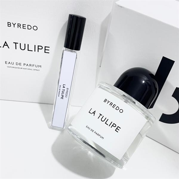 Chai Byredo La Tulipe trụ tròn nắp đen