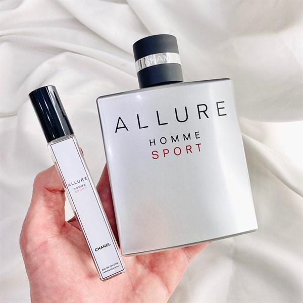 Chai Chanel Allure Homme Sport EDT trắng bạc