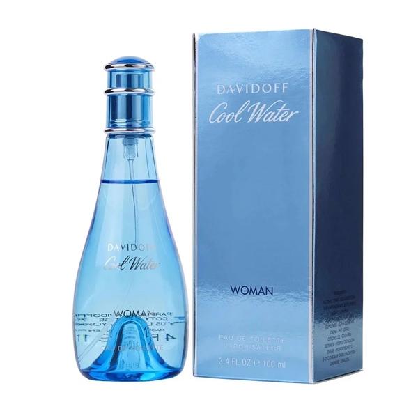 Chai Davidoff Cool Water Woman EDT xanh dương