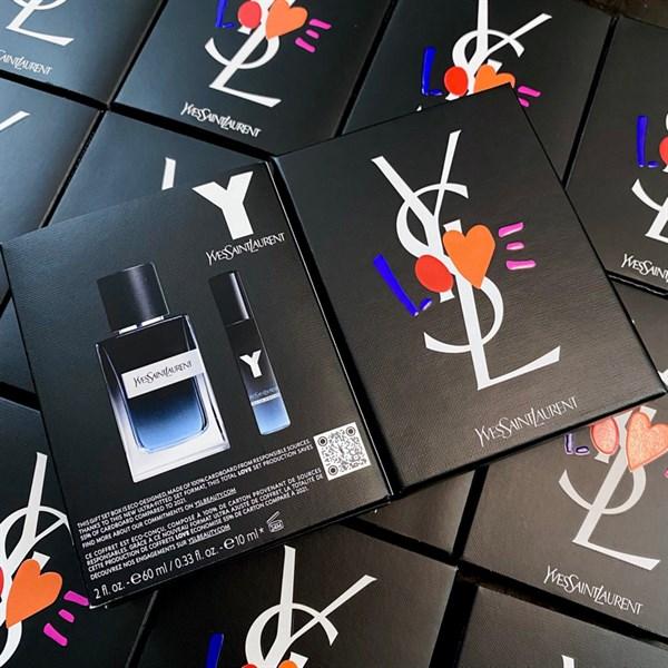 Bộ quà YSL Y EDP chai xanh đậm