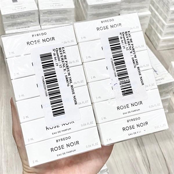 Vial Byredo Rose Noir nhãn trắng