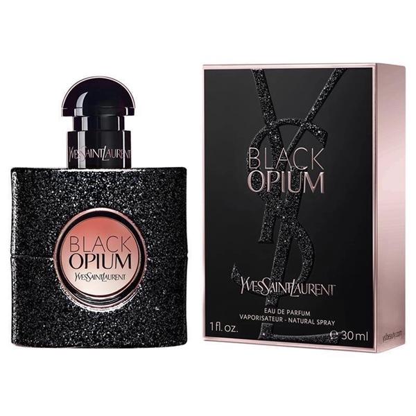 Chai YSL Black Opium EDP đen ánh kim tuyến