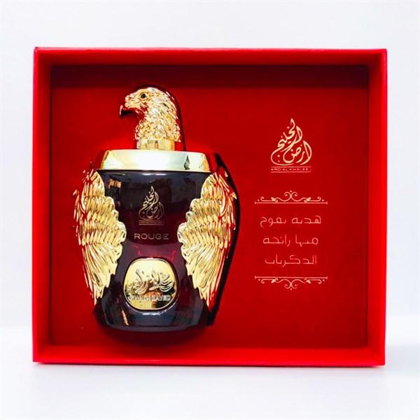 Chai Ghala Zayed hình đại bàng màu đỏ