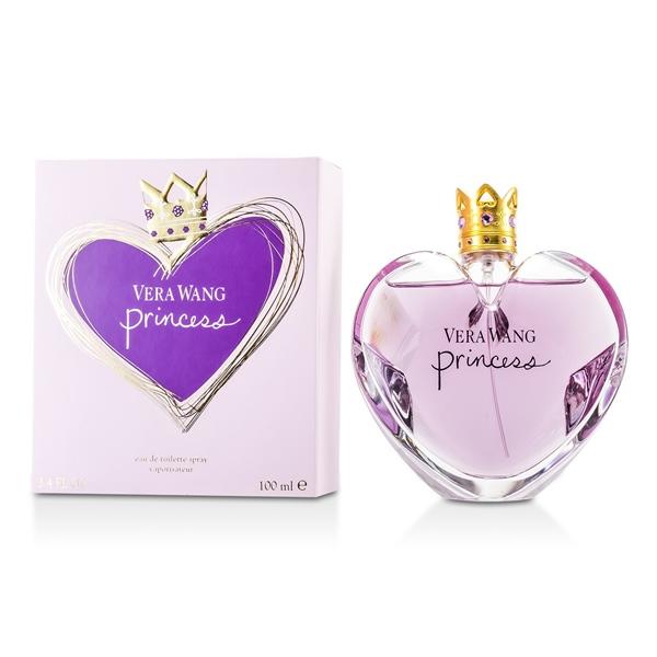 Chai Vera Wang Princess hình trái tim tím