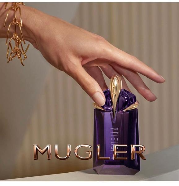 Chai Mugler Alien EDP tím hình viên đá