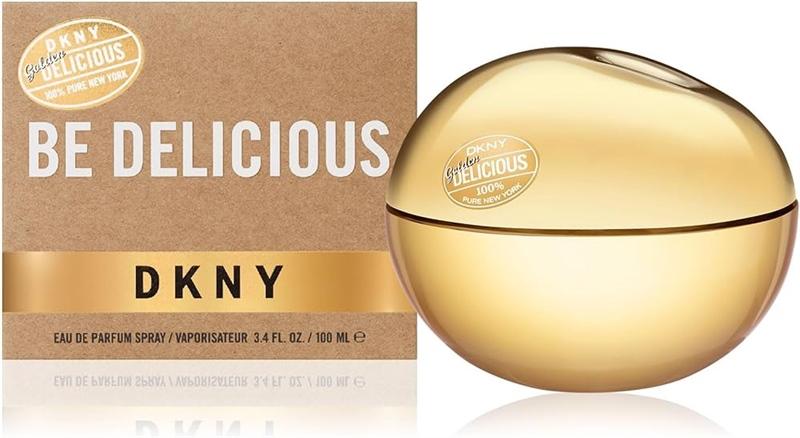 Chai DKNY Golden Delicious hình quả táo vàng