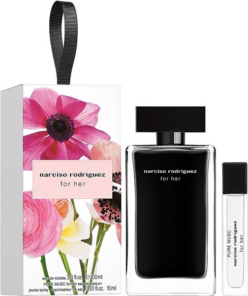 Set Narciso Rodriguez For Her EDT chai đen